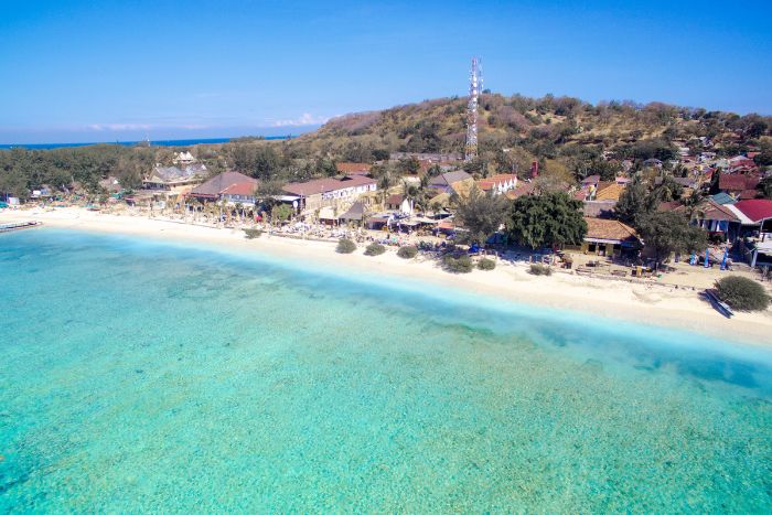 gili trawangan spiaggia